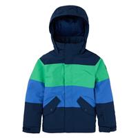 Burton Boys' Symbol 2L Jacket - Dress Blue / Galaxy Green / Amparo Blue