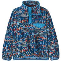Patagonia Youth Lightweight Snap-T Pullover - Fitz Roy Patchwork / Lagom Blue (FPLA)