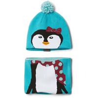 Columbia Infant Snow More Hat and Gaiter Set - Youth - Geyser Penguin